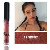 2018 Hot New Bud K Matte Liquid Lipstick+Lips Pencil Makeup Long Lasting Waterproof Lip Gloss Cosmetics Kit Batom