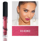 2018 Hot New Bud K Matte Liquid Lipstick+Lips Pencil Makeup Long Lasting Waterproof Lip Gloss Cosmetics Kit Batom