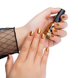 2018 Hottest Mirror Effect Nail Polish Metallic Lacquer Silver Nail Mirror Effect Metal Gold Nail Gel Polish Base Top Nails Art