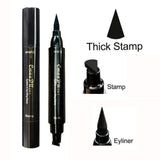 2018 Miss Rose Brand Eyes Liner Liquid Make Up Pencil Waterproof Black Double-ended Makeup Stamps Eyeliner Pencil