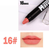 2018 Miss Rose Brand Makeup Sexy Matte Lip Kit Women Lipstick Long Lasting Waterproof Red Velvet Matte Nude Lipstick Pencil