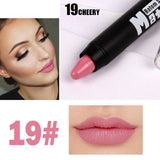 2018 Miss Rose Brand Makeup Sexy Matte Lip Kit Women Lipstick Long Lasting Waterproof Red Velvet Matte Nude Lipstick Pencil