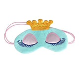 2018 New Cute  Eye Care Mask Tools 1PC Eyes Cover Crown Style Travel Sleeping Blindfold Shade Eye Mask 25