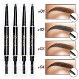 2018 New Eyes Make Up Double Head Eye Brow Enhancer Tattoo Paint Eyebrow Tint Waterproof Black Brown Makeup Eyebrow Pencil