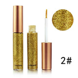 2018 Shimmer Glitter Eyes Liner For Women Make Up Easy to Wear Waterproof Pigment Eyeliner Glitter Makeup