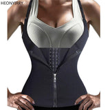 2018 Shoulder Strap Waist Trainer Slimming Belt Vest Corset Women Zipper Hook Body Shaper Waist Cincher Slimming Face Lift Tools