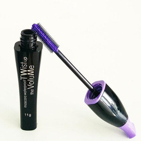 2018 Waterproof Blue Purple Black Brown Mascara Long Fiber Curl Eyelash Extension