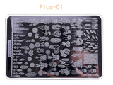 2018 ZJOY-PLUS Big Template 1 Sheet 14.5*9.5cm Dream Catch Template Nail Art Polish Stamping Plates 3D Stencil For Nails stamp