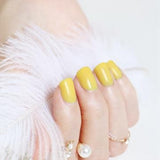 2018 fashion beautiful candy color Nail finished false nails short paragraph 24pcs 54 section Optional