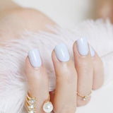 2018 fashion beautiful candy color Nail finished false nails short paragraph 24pcs 54 section Optional