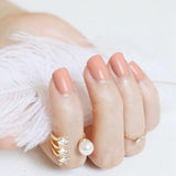 2018 fashion beautiful candy color Nail finished false nails short paragraph 24pcs 54 section Optional