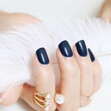 2018 fashion beautiful candy color Nail finished false nails short paragraph 24pcs 54 section Optional