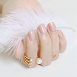2018 fashion beautiful candy color Nail finished false nails short paragraph 24pcs 54 section Optional