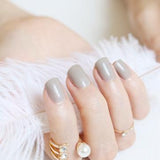 2018 fashion beautiful candy color Nail finished false nails short paragraph 24pcs 54 section Optional