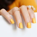 2018 fashion beautiful candy color Nail finished false nails short paragraph 24pcs 54 section Optional