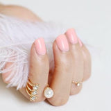 2018 fashion beautiful candy color Nail finished false nails short paragraph 24pcs 54 section Optional
