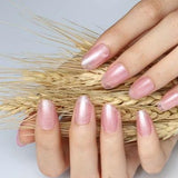 2019 24pcs Hot fashion candy color false nails finished Design 54 Optional
