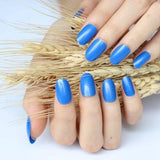 2019 24pcs Hot fashion candy color false nails finished Design 54 Optional