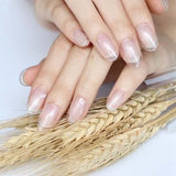 2019 24pcs Hot fashion candy color false nails finished Design 54 Optional