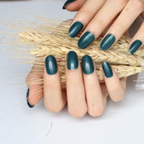 2019 24pcs Hot fashion candy color false nails finished Design 54 Optional