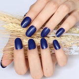 2019 24pcs Hot fashion candy color false nails finished Design 54 Optional