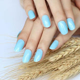 2019 24pcs Hot fashion candy color false nails finished Design 54 Optional