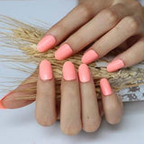 2019 24pcs Hot fashion candy color false nails finished Design 54 Optional