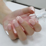 2019 24pcs Hot fashion candy color false nails finished Design 54 Optional