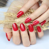 2019 24pcs Hot fashion candy color false nails finished Design 54 Optional