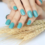 2019 24pcs Hot fashion candy color false nails finished Design 54 Optional