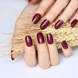 2019 24pcs Hot fashion candy color false nails finished Design 54 Optional