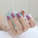 2019 24pcs Hot fashion candy color false nails finished Design 54 Optional