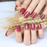 2019 24pcs Hot fashion candy color false nails finished Design 54 Optional