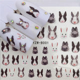 2019 Flying Dandelion Nail Art Water Decals Transfer Sticker Manicure Nail Decoration