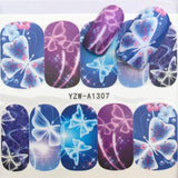 2019 Flying Dandelion Nail Art Water Decals Transfer Sticker Manicure Nail Decoration