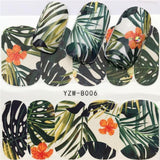 2019 Flying Dandelion Nail Art Water Decals Transfer Sticker Manicure Nail Decoration