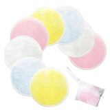 20Pcs/lot Reusable Cotton Pads Make up Facial Remover Double layer Wipe Pads Nail Art Cleaning Pads Washable with Laundry Bag