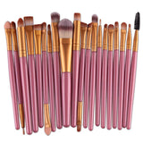 20pcs Eye Makeup Brushes Set Eyeshadow Eyebrow Eyelashes Eyeliner Lip Brush Sponge Smudge Brush Cosmetic Tool Pincel Maquiagem