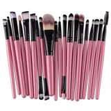 20pcs Eye Makeup Brushes Set Eyeshadow Eyebrow Eyelashes Eyeliner Lip Brush Sponge Smudge Brush Cosmetic Tool Pincel Maquiagem