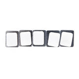 20pcs/lot Round/Square Tightly Eyeshadow Palette Metal Sticker Silver