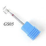 22 Types Diamond Ceramic Rotary Burr Nail Files Cuticle Clean Mills Brush for Electric Manicure Nail Drill Accessories CHGS/M/S