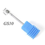 22 Types Diamond Ceramic Rotary Burr Nail Files Cuticle Clean Mills Brush for Electric Manicure Nail Drill Accessories CHGS/M/S