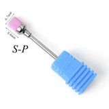 22 Types Diamond Ceramic Rotary Burr Nail Files Cuticle Clean Mills Brush for Electric Manicure Nail Drill Accessories CHGS/M/S