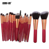 22Pcs Cosmetic Makeup Brushes Set Bulsh Powder Foundation Eyeshadow Eyeliner Lip Make up Brush Beauty Tools Maquiagem 2019