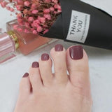 24PCS fashion design cute toes latest French style candy colorful fake toe 46 Optional