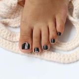 24PCS fashion design cute toes latest French style candy colorful fake toe 46 Optional