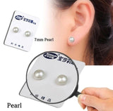 2pc Magnetic Slimming Earrings Weight Loss Acupoints Stud  Magnetic Therapy Crystal Earring Fat Burning Slimming Face Lift Tools