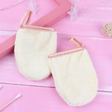 2pcs Reusable Microfiber Facial Cloth Face Towel Makeup Remover Cleansing Glove Tool Cosmetic Puff Make Up Face Care