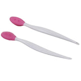 2pcs Silicone facial brush cleanser Beauty Wash Face Exfoliating Blackhead Remover Facial Cleansing Brush Tool 2U1211