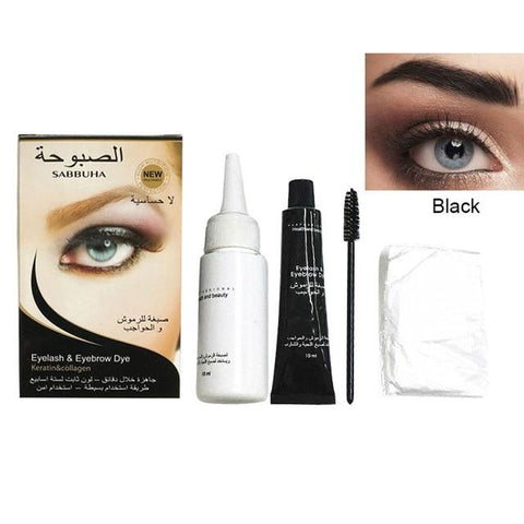 3 Colors Henna Eyebrow Gel Waterproof Tint Makeup Brush Set Brown Enhancer Eye Brow Dye Cream Make Up Paint Cosmetic